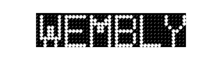 LED BOARD  Free Fonts Download