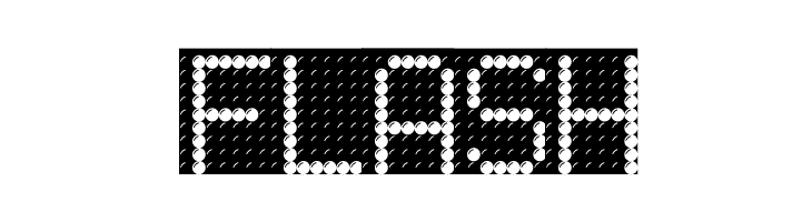 LED BOARD  Free Fonts Download