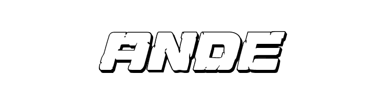 Ore Crusher 3D Italic  Free Fonts Download