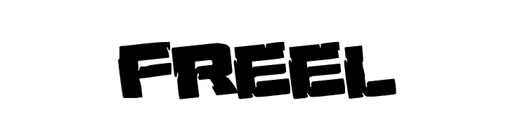 FREEL Ore Crusher Regular Rotate Font