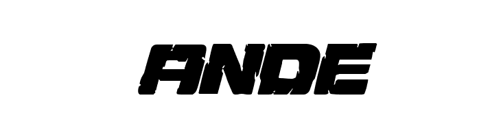 Ore Crusher Italic  Free Fonts Download