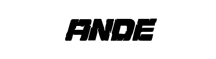 Ore Crusher Condensed Italic  Free Fonts Download