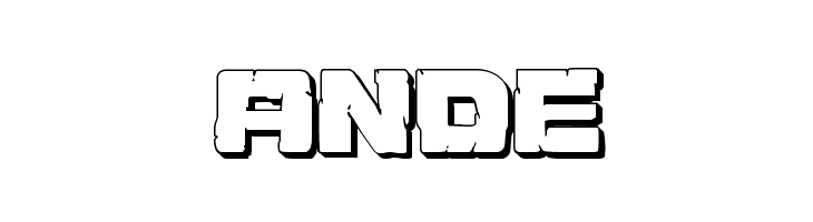 Ore Crusher 3D Regular  Free Fonts Download