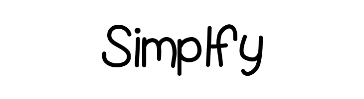Simplfy KBGobbleDay Font