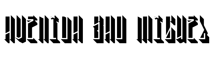 Tall Boy 3D Regular  Free Fonts Download