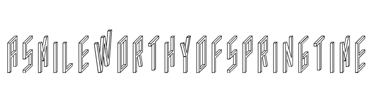 AC Framed Outline  Free Fonts Download