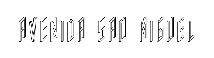 AC Framed Outline  Free Fonts Download