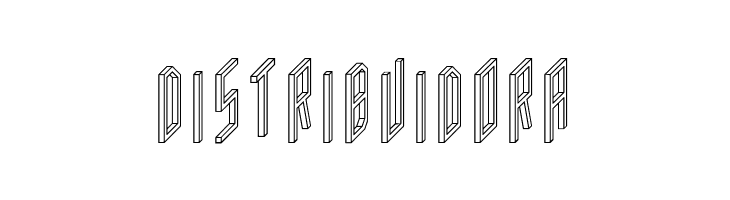 AC Framed Outline  Free Fonts Download