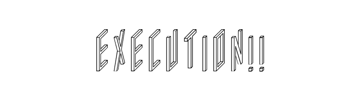 AC Framed Outline  Free Fonts Download