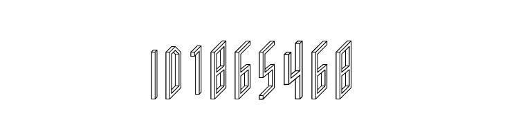 AC Framed Outline  Free Fonts Download