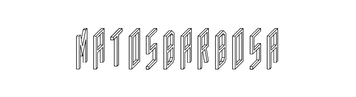 AC Framed Outline  Free Fonts Download