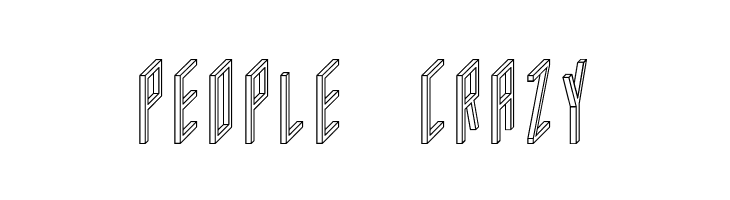 AC Framed Outline  Free Fonts Download