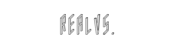 AC Framed Outline  Free Fonts Download