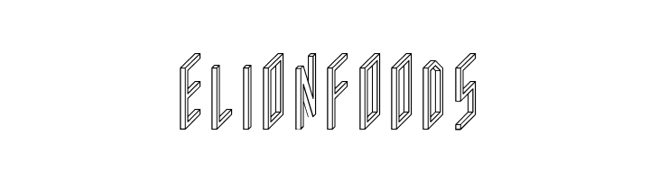 AC Framed Outline  Free Fonts Download