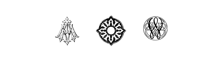 Intellecta Monograms Random Samples Ten   Free Fonts Download