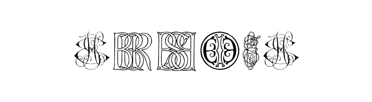 Intellecta Monograms Random Samples Ten   Free Fonts Download