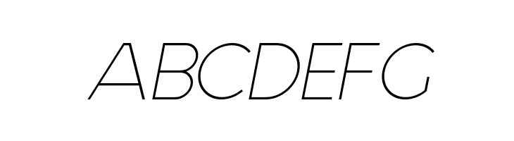 ABCDEFG Aspergit Italic Font