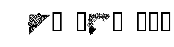 Corners 1  Free Fonts Download