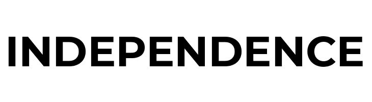 INDEPENDENCE Montserrat Bold Font
