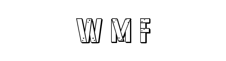 Frank-n-Plank 3D Bold  Free Fonts Download