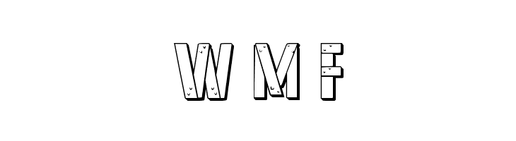 Frank-n-Plank 3D Regular  Free Fonts Download