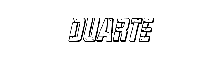 Frank-n-Plank 3D Bold Italic  Free Fonts Download