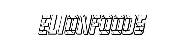 Frank-n-Plank 3D Bold Italic  Free Fonts Download