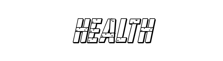Frank-n-Plank 3D Bold Italic  Free Fonts Download