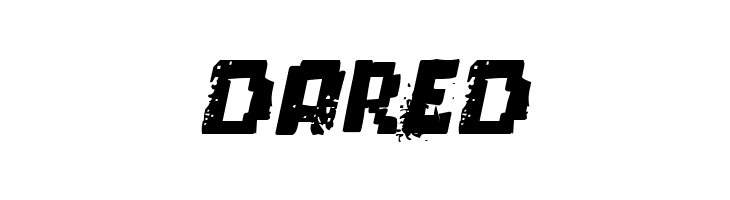 pixel dead Italic  Free Fonts Download