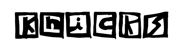 Woodcutter Black Square  Free Fonts Download