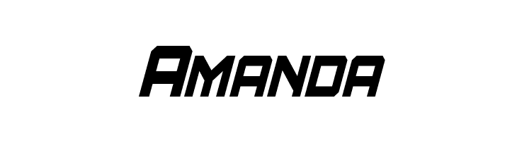 Amuro Condensed Italic  Free Fonts Download