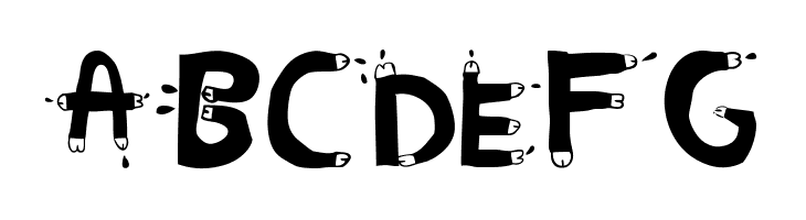 woodcutter POLLITA ALEGRE  Free Fonts Download