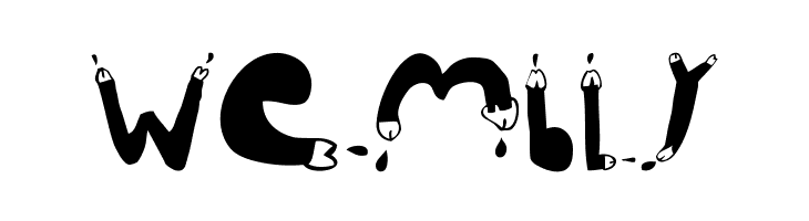 woodcutter POLLITA ALEGRE  Free Fonts Download