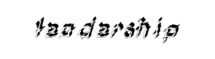 GennaroPalmieriThorny_3D Medium  Free Fonts Download