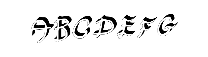 GennaroPalmieriHectic_3D Medium  Free Fonts Download