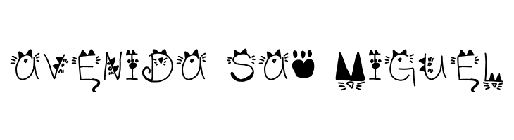Kitty face  Free Fonts Download