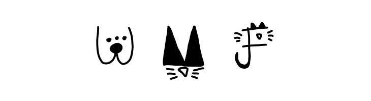 Kitty face  Free Fonts Download