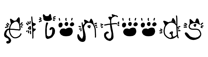 Kitty face  Free Fonts Download