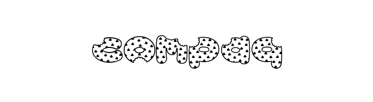 Accent Cookie Dough  Free Fonts Download