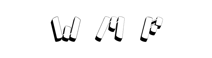 Ampad 3D2 Regular  Free Fonts Download