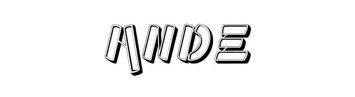 Ampad 3D Regular  Free Fonts Download