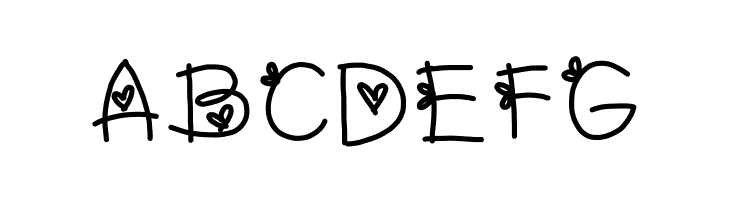 gj Amorcito coraz&oacute;n  Free Fonts Download
