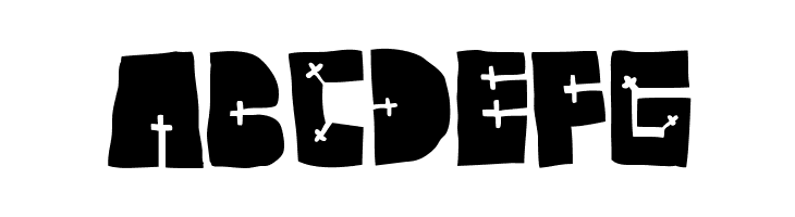 WOODCUTTER CROSS  Free Fonts Download