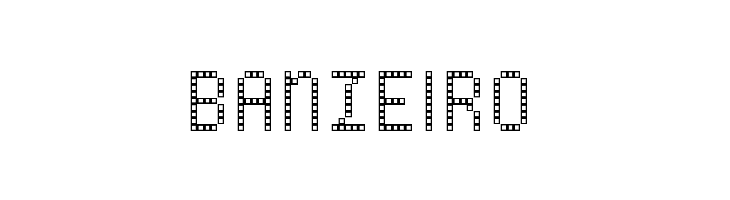 Pixel Filmstrip Regular  Free Fonts Download