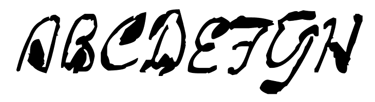 2013 Demo Cadaver's Script  Pre-release.  Free Fonts Download