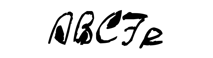 2013 Demo Cadaver's Script  Pre-release.  Free Fonts Download