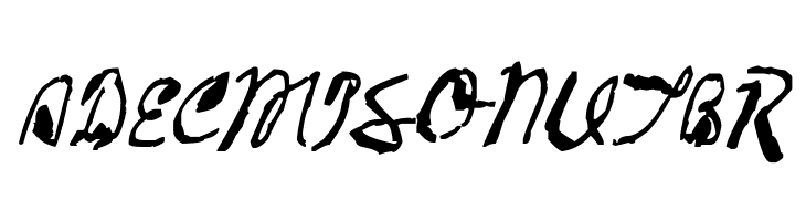 2013 Demo Cadaver's Script  Pre-release.  Free Fonts Download