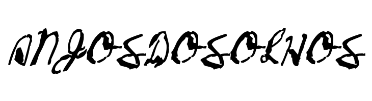 2013 Demo Cadaver's Script  Pre-release.  Free Fonts Download