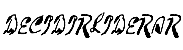 2013 Demo Cadaver's Script  Pre-release.  Free Fonts Download