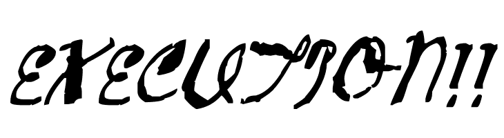 2013 Demo Cadaver's Script  Pre-release.  Free Fonts Download